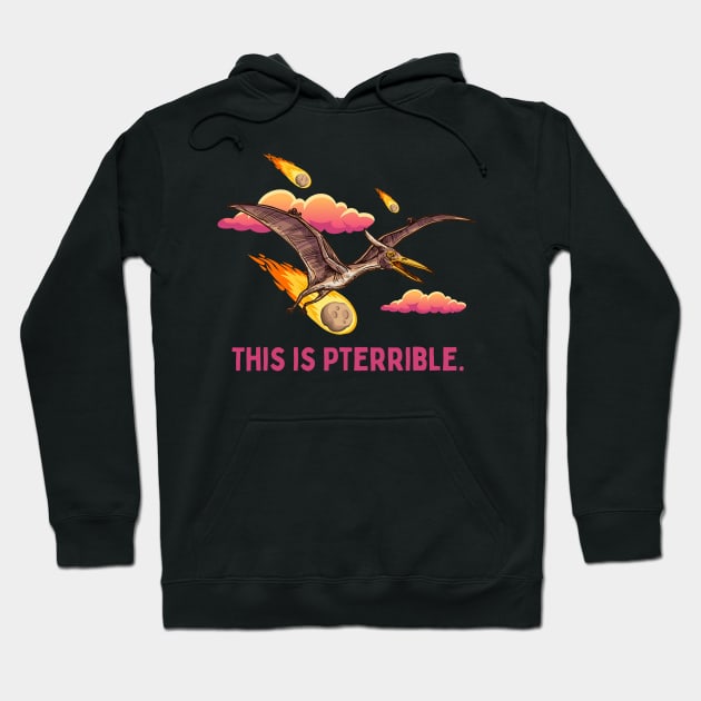 Pterrible Hoodie by capesandrollerskates 